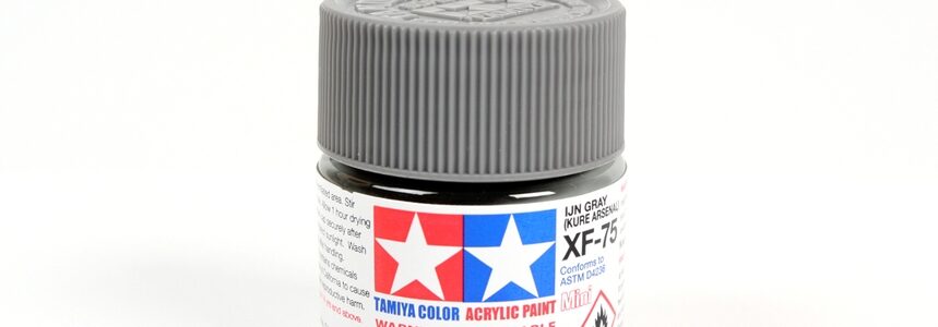 Tamiya flat paint XF-75 IJN Gray Bottle