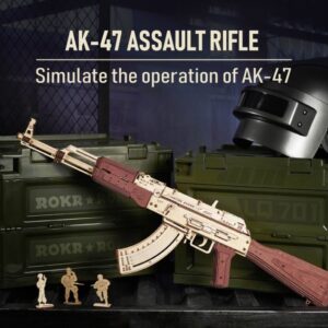 ROKR AK-47 Assault Rifle Gun rubberband gun